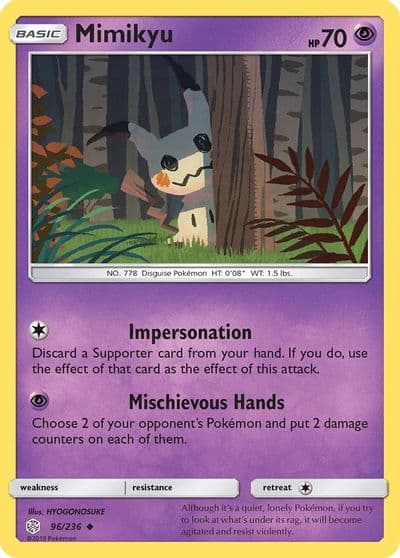 Mimikyu (96) SM - Cosmic Eclipse Pokemon card