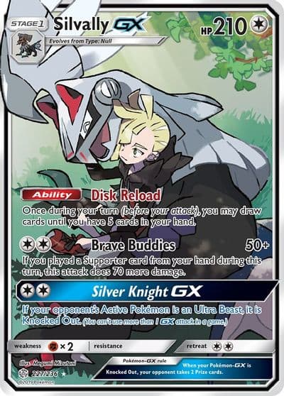 Silvally GX (Full Art) SM - Cosmic Eclipse Pokemon card