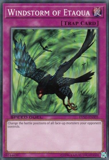 Windstorm of Etaqua Event Pack Speed Duel Yu-Gi-Oh! card
