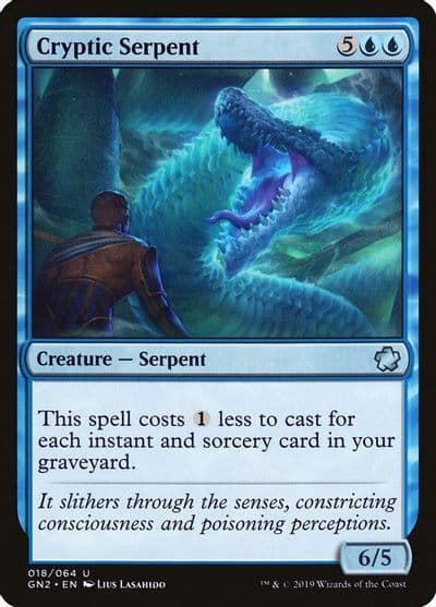 Cryptic Serpent Magic Game Night 2019 Magic card