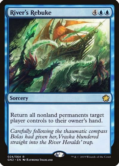 Rivers Rebuke Magic Game Night 2019 Magic card
