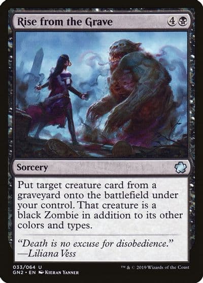 Rise from the Grave Magic Game Night 2019 Magic card