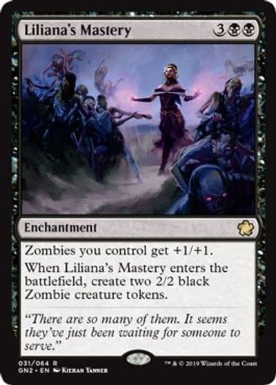 Lilianas Mastery Magic Game Night 2019 Magic card