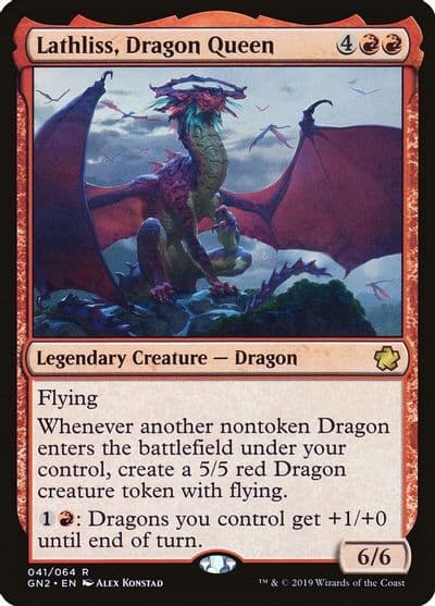 Lathliss Dragon Queen Magic Game Night 2019 Magic card