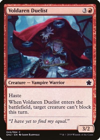 Voldaren Duelist Magic Game Night 2019 Magic card
