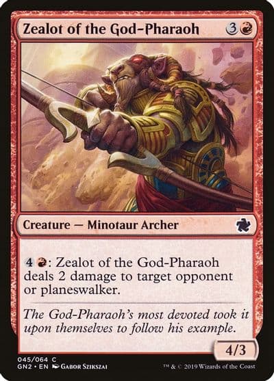 Zealot of the God Pharaoh Magic Game Night 2019 Magic card
