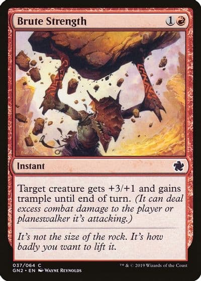 Brute Strength Magic Game Night 2019 Magic card