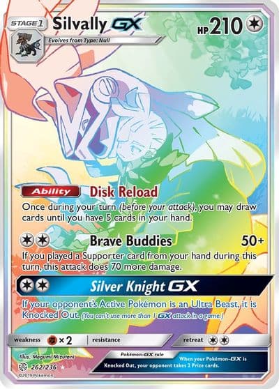 Silvally GX (Secret) SM - Cosmic Eclipse Pokemon card