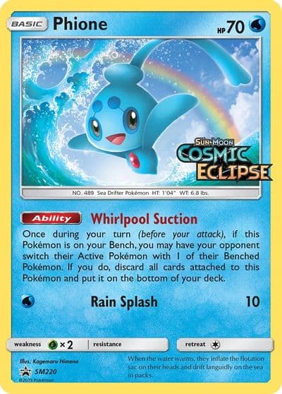 Phione - SM220 (Prerelease) SM Promos Pokemon card