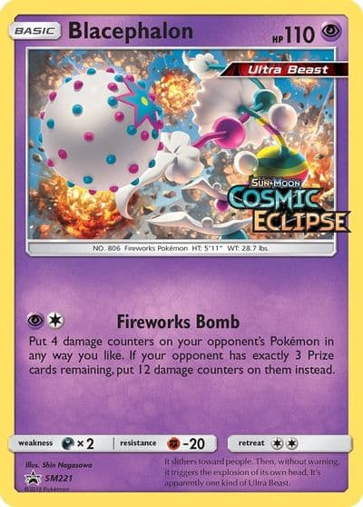 Blacephalon - SM221 (Prerelease) SM Promos Pokemon card