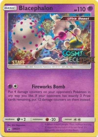 Blacephalon - SM221 (Prerelease) [Staff] SM Promos Pokemon card