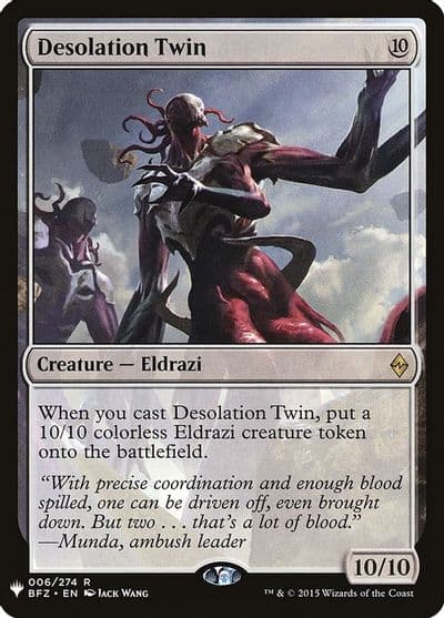Desolation Twin The List Reprints Magic card