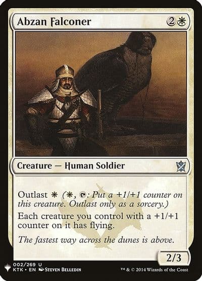 Abzan Falconer The List Reprints Magic card
