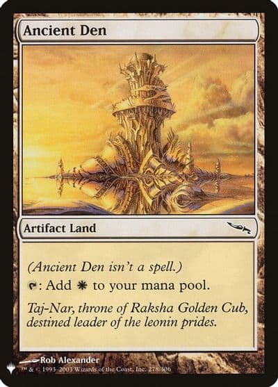 Ancient Den The List Reprints Magic card