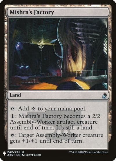 Mishras Factory A25 The List Reprints Magic card