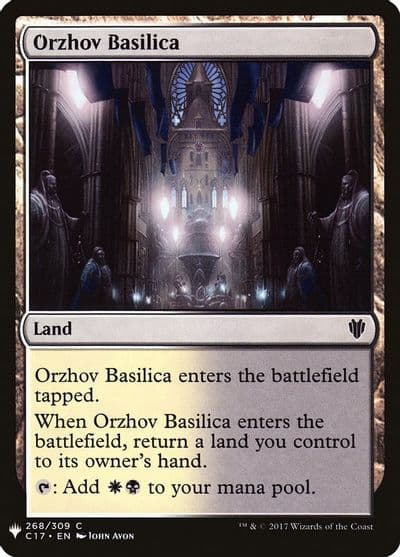 Orzhov Basilica The List Reprints Magic card