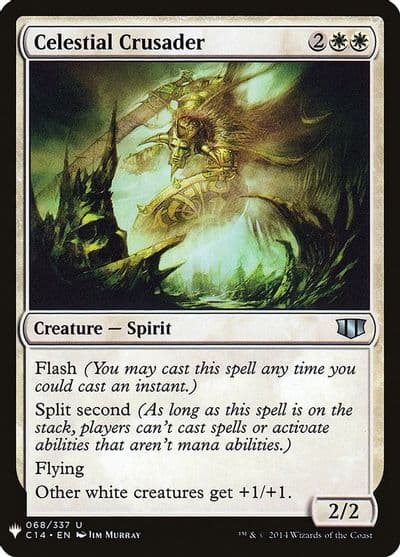 Celestial Crusader The List Reprints Magic card