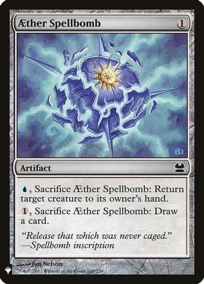 Aether Spellbomb The List Reprints Magic card