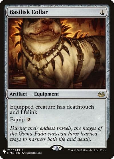 Basilisk Collar MM3 The List Reprints Magic card