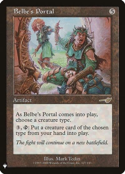 Belbes Portal The List Reprints Magic card