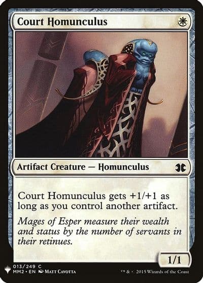 Court Homunculus The List Reprints Magic card