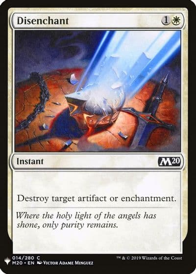 Disenchant M20 The List Reprints Magic card