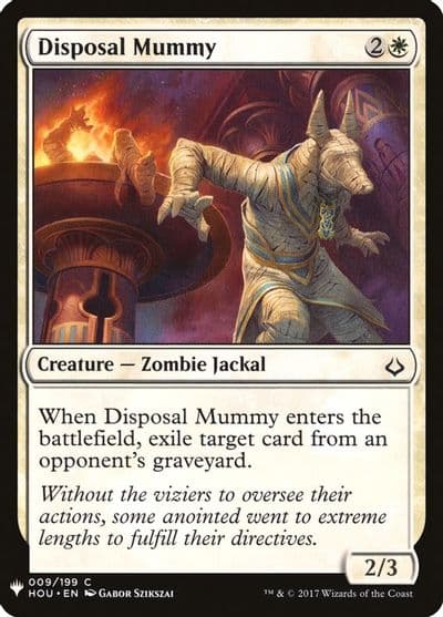 Disposal Mummy The List Reprints Magic card