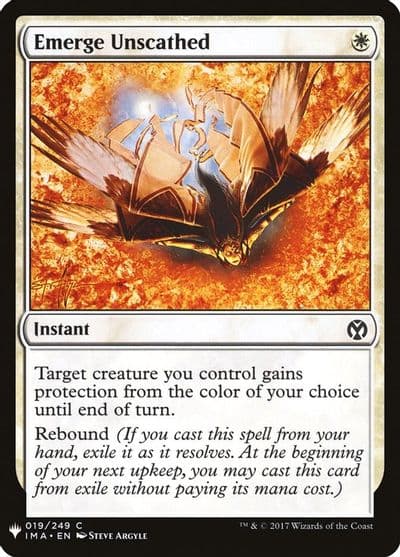 Emerge Unscathed The List Reprints Magic card
