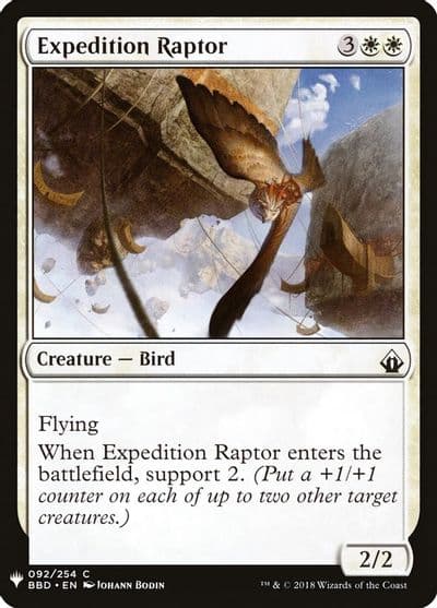 Expedition Raptor The List Reprints Magic card