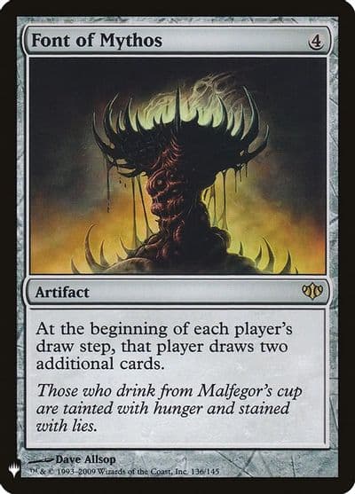 Font of Mythos The List Reprints Magic card