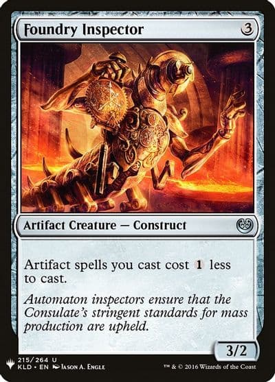 Foundry Inspector The List Reprints Magic card