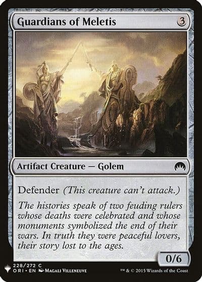 Guardians of Meletis The List Reprints Magic card