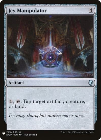 Icy Manipulator The List Reprints Magic card
