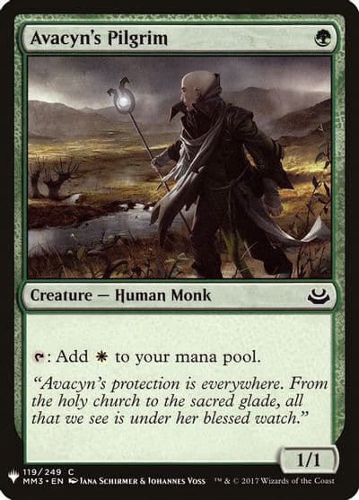 Avacyns Pilgrim The List Reprints Magic card