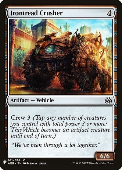 Irontread Crusher The List Reprints Magic card