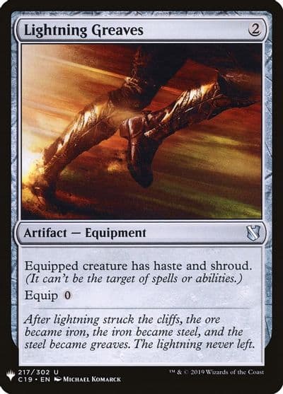 Lightning Greaves C19 The List Reprints Magic card