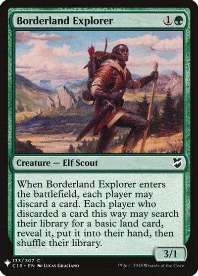 Borderland Explorer The List Reprints Magic card