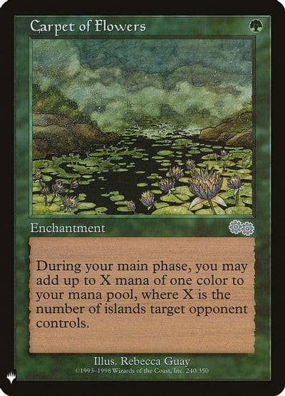 Carpet of Flowers The List Reprints Magic card