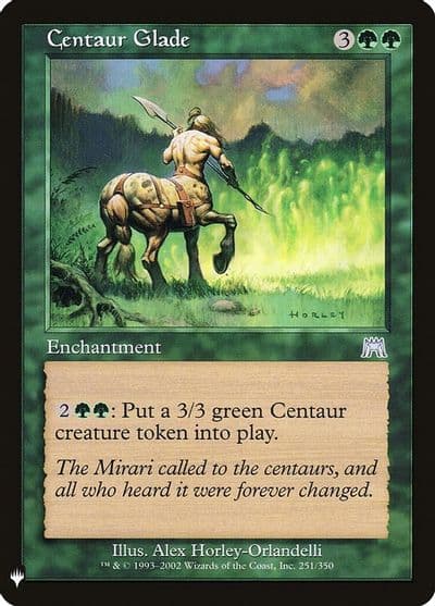 Centaur Glade The List Reprints Magic card
