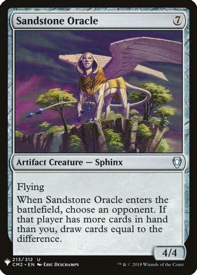 Sandstone Oracle CM2 The List Reprints Magic card
