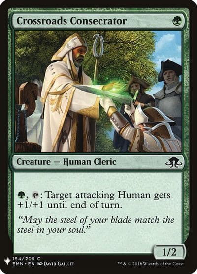Crossroads Consecrator The List Reprints Magic card