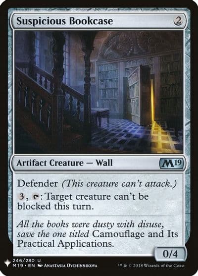 Suspicious Bookcase The List Reprints Magic card