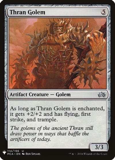 Thran Golem The List Reprints Magic card
