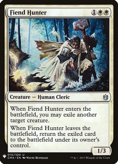 Fiend Hunter The List Reprints Magic card