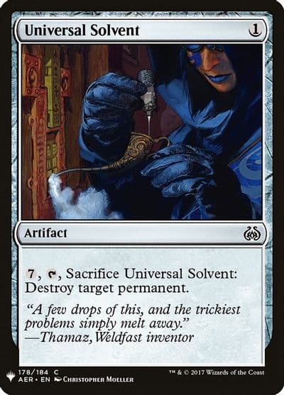Universal Solvent The List Reprints Magic card