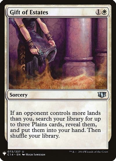 Gift of Estates The List Reprints Magic card