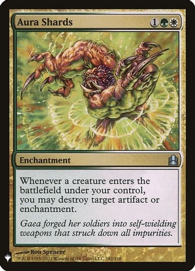 Aura Shards CMD The List Reprints Magic card