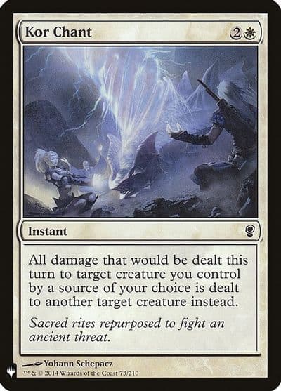 Kor Chant The List Reprints Magic card