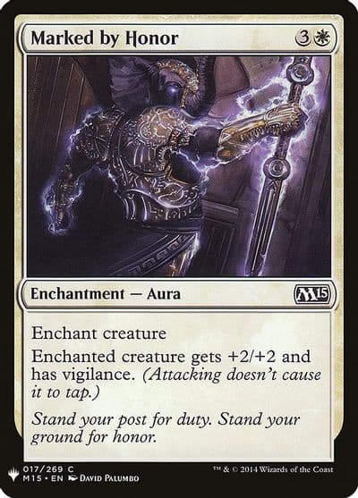 Marked by Honor The List Reprints Magic card