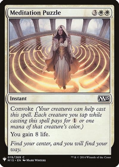 Meditation Puzzle The List Reprints Magic card